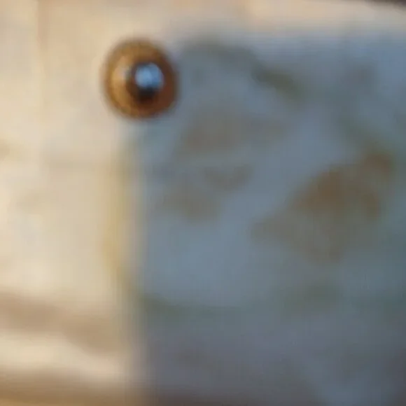 Vintage Women's Fabric White Clutch Abstract Black Beading - Picture 5 of 10